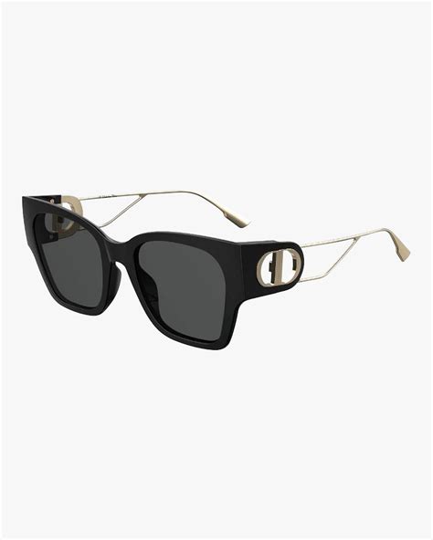 dior sunglasses dhgate black and gold|30Montaigne S13I Black Square Sunglasses .